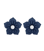 Blue diamond studs