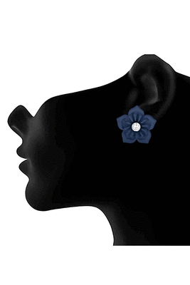 Blue diamond studs 2