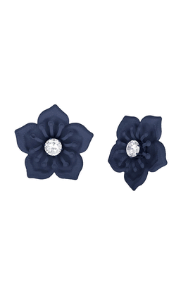 Blue diamond studs 4