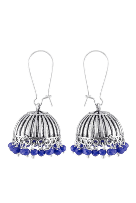 Silver jhumkas 3