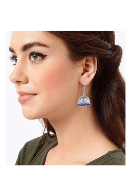 Silver jhumkas 4