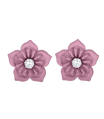 Pink diamond studs