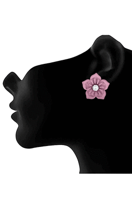 Pink diamond studs 2