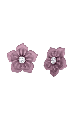 Pink diamond studs 4
