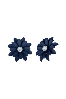 Blue diamond studs 1