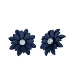 Blue diamond studs