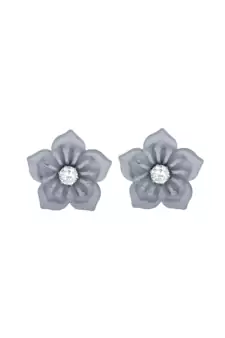 Grey diamond studs