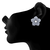 Grey diamond studs