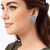 Grey diamond studs