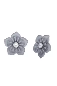 Grey diamond studs