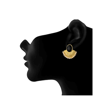 Black crystal chandbali 2