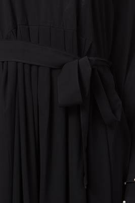 A-Line Nida Abaya With Bell Sleeves 5