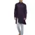 Purple Plain Cotton Men Kurtas