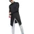 Black Plain Cotton Men Kurtas