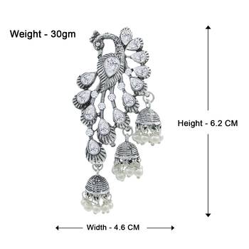 Saizen Wedding Traditional Moti Jhumka Earrings Alloy Drops & Danglers 2