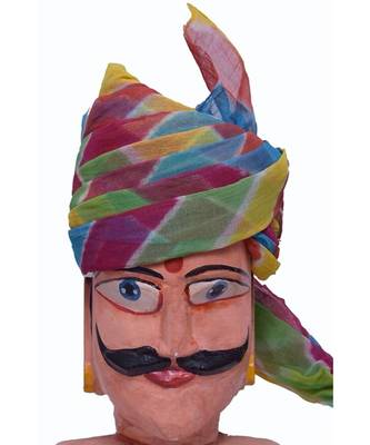 Madhu Shree Safa & Sherwani Cotton Multicolor Turban Pagdi For Mens 1