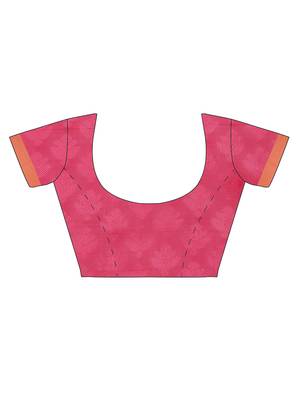 CLASSICATE From The House Of The Chennai Silks Red Dharmavaram Silk With Running Blouse 4