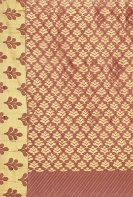 CLASSICATE From The House Of The Chennai Silks Beige Dharmavaram Silk With Running Blouse 4