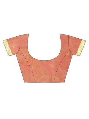 CLASSICATE From The House Of The Chennai Silks Red Dharmavaram Silk With Running Blouse 5