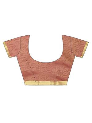 CLASSICATE From The House Of The Chennai Silks Mustard Dharmavaram Silk With Running Blouse 5
