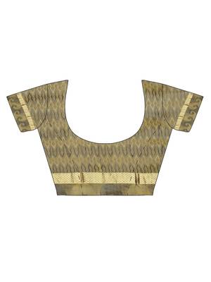 CLASSICATE From The House Of The Chennai Silks Green Dharmavaram Silk With Running Blouse 5