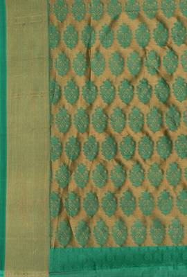 CLASSICATE From The House Of The Chennai Silks Green Dharmavaram Silk With Running Blouse 3