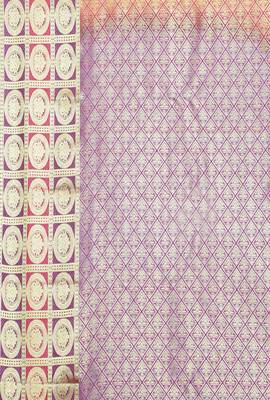 CLASSICATE From The House Of The Chennai Silks Pink Dharmavaram Silk With Running Blouse 3