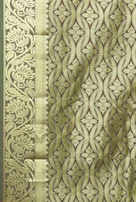 CLASSICATE From The House Of The Chennai Silks Golden Dharmavaram Silk With Running Blouse 4