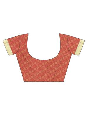 CLASSICATE From The House Of The Chennai Silks Beige Dharmavaram Silk With Running Blouse 5