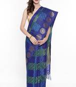 CLASSICATE From The House Of The Chennai Silks Multicolor Organza Saree With Running Blouse