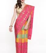 CLASSICATE From The House Of The Chennai Silks Multicolor Organza Saree With Running Blouse