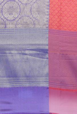 CLASSICATE From The House Of The Chennai Silks Multicolor Organza Saree With Running Blouse 4