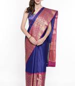 CLASSICATE From The House Of The Chennai Silks Multicolor Organza Saree With Running Blouse