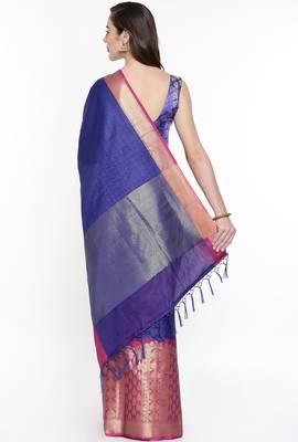 CLASSICATE From The House Of The Chennai Silks Multicolor Organza Saree With Running Blouse 3