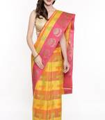 CLASSICATE From The House Of The Chennai Silks Multicolor Organza Saree With Running Blouse