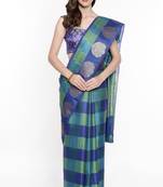 CLASSICATE From The House Of The Chennai Silks Multicolor Organza Saree With Running Blouse