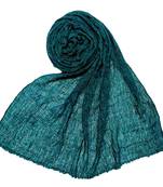 Green  Premium Plain Cotton Hijab