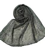 Grey Premium Plain Cotton Hijab