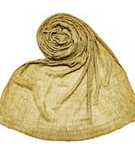 Brown Premium Plain Cotton Hijab