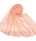 Pinkish Pink  Premium Plain Cotton Hijab