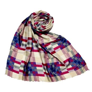 Brown  Burberry Cotton Women's Stole 1