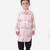 Pink and GreyTemple Printed Khadi Cotton Kurta with Black Churidar
