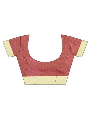 CLASSICATE From The House Of The Chennai Silks Beige Dharmavaram Silk With Running Blouse 4