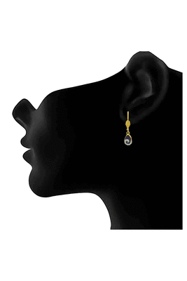 Gold diamond danglers-drops 2