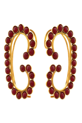 Gold ear-cuffs 3
