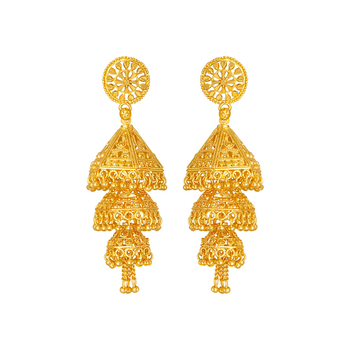 Gold jhumkas 1