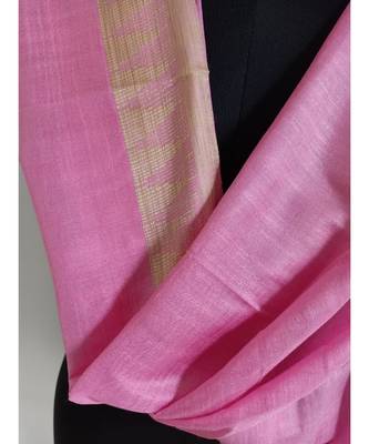 baby pink mulberry silk dupatta 4