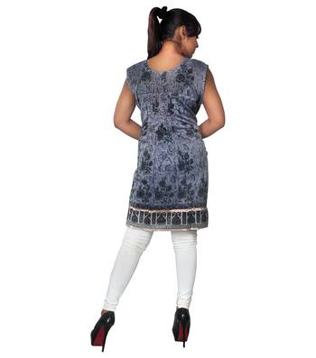 Purple woven chanderi ethnic-kurtis 2