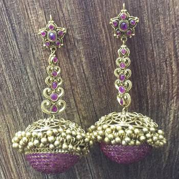 Gold earrings 2