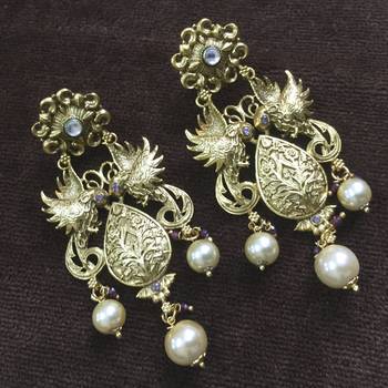 Gold earrings 2
